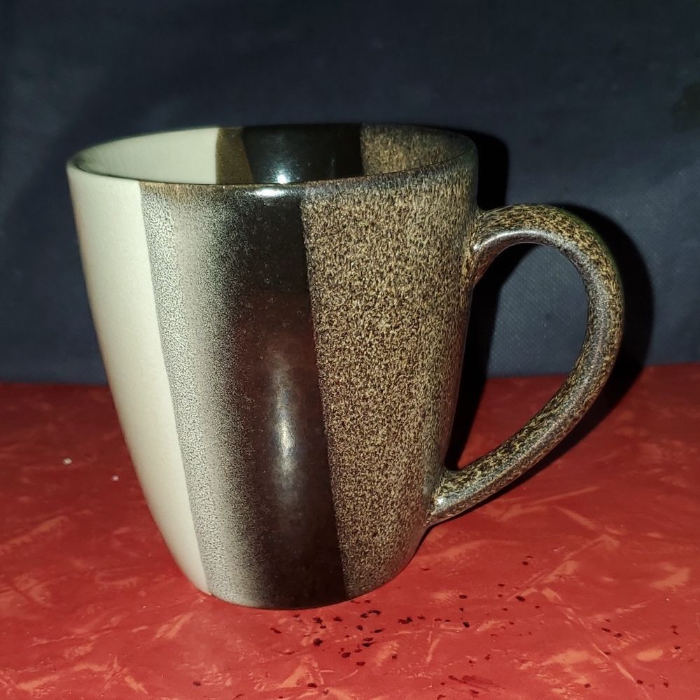 Sango 4828 Tri Black Cup Mug 12 oz